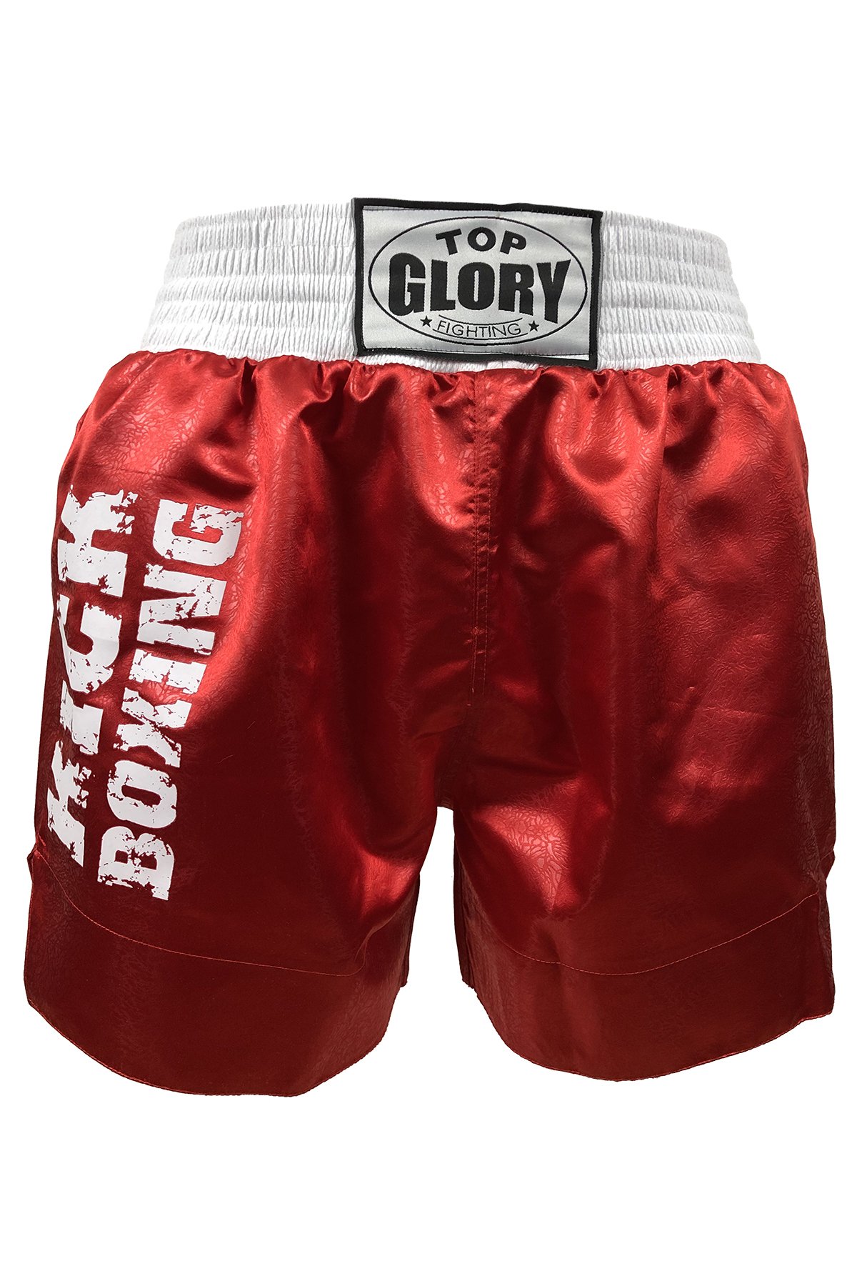 TOP GLORY Unisex Kırmızı Kick Boks Şortu