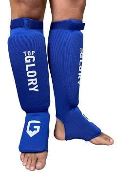 Top Glory Kick Boks Muay Thai MMA Elastik Kaval Koruyucu Mavi
