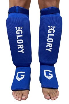 Top Glory Kick Boks Muay Thai MMA Elastik Kaval Koruyucu Mavi