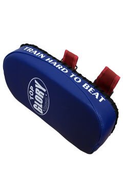 Top Glory Tek Kol Muay Thai Kick Boks Darbe Yastığı Mavi