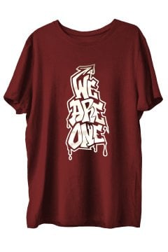 TOP GLORY Weareone2W  Baskılı Penye  Sporcu T-shirt
