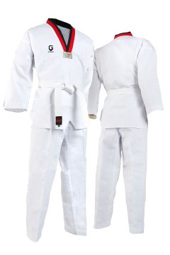 TOP GLORY Fitilli Pum Yaka Taekwondo Elbisesi Dobok