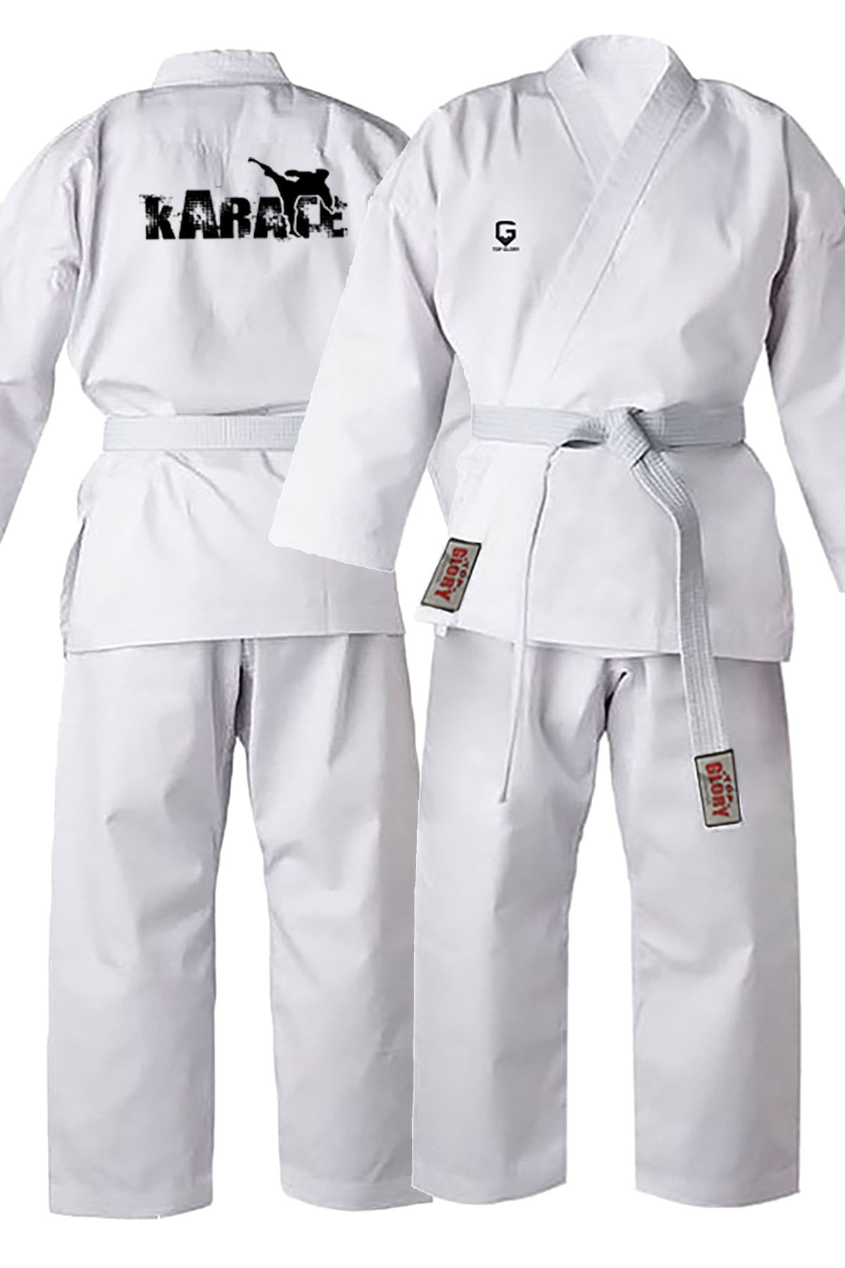 TOP GLORY Acemi Fitilli Karate Elbisesi Baskılı