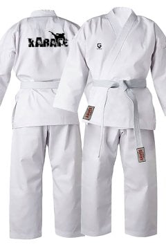 TOP GLORY Acemi Fitilli Karate Elbisesi Baskılı